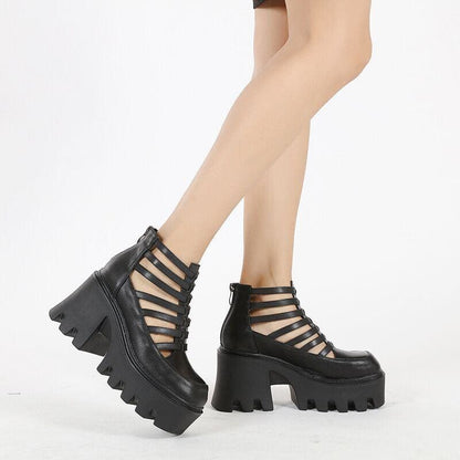 Punk Roman Hollow out Casual Sandals EE0852 - Egirldoll