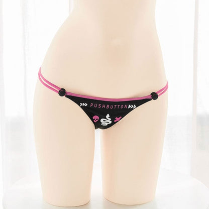 Push Button Kawaii Pantys ON841 - M / Black