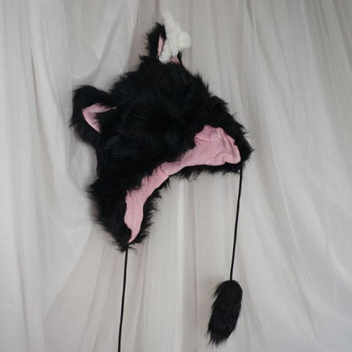 Queen Marie White Black Cat Ears Hat ON287 - Egirldoll
