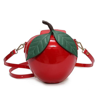 Red/Green Cute Apple Shoulder Bag SP16067 - Egirldoll