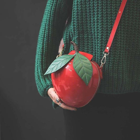 Red/Green Cute Apple Shoulder Bag SP16067 - Egirldoll