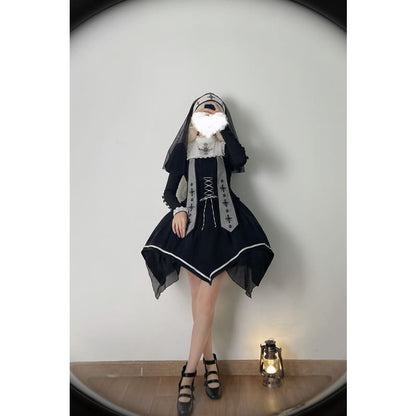 Reservation Preorder Royal Princess Elegant Kawaii Black Lolita Dress ON199 - Egirldoll