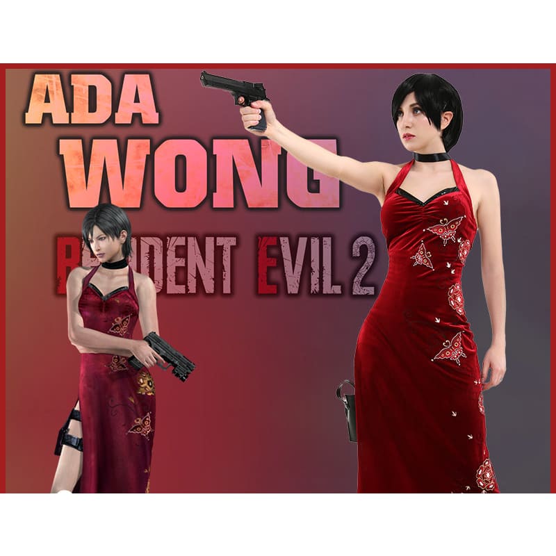 Resident Evil 4 Ada Wong Costume Wig ON222 - Egirldoll