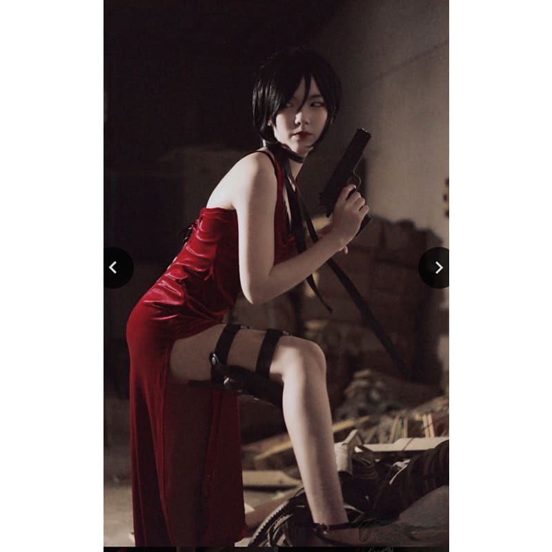 Resident Evil 4 Ada Wong Costume Wig ON222 - Egirldoll