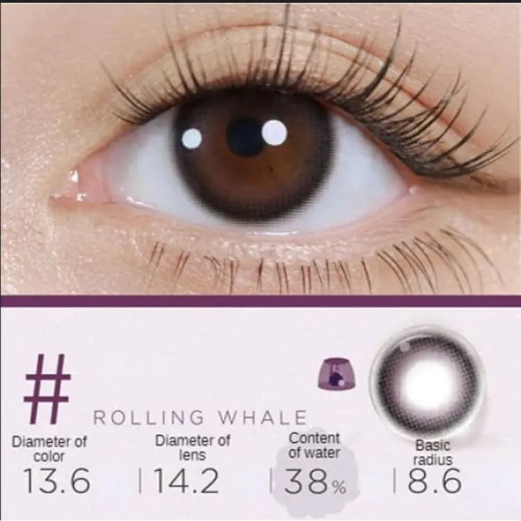 Rolling Water Contact Lenses Half Year One Pair ME43 - Egirldoll