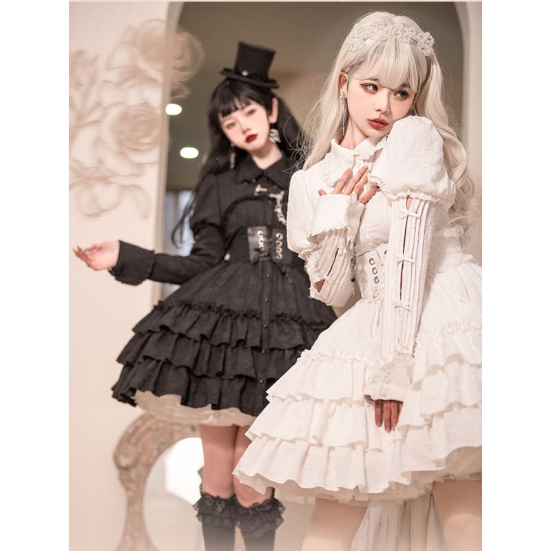 Rose Garden Gothic Lolita Dress/Waistcoat EG17563 - Egirldoll