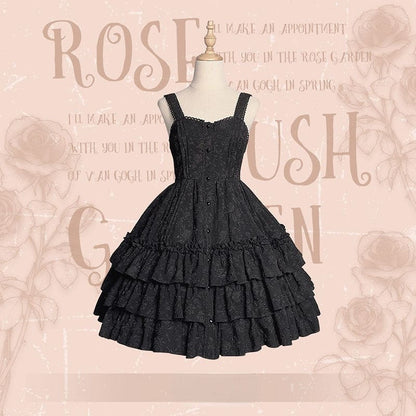 Rose Garden Gothic Lolita Dress/Waistcoat EG17563 - Egirldoll