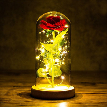 Rose LED Light In Glass - Egirldoll