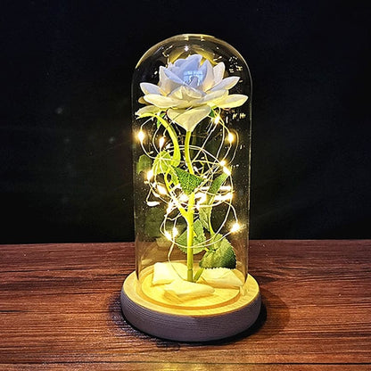 Rose LED Light In Glass - Egirldoll