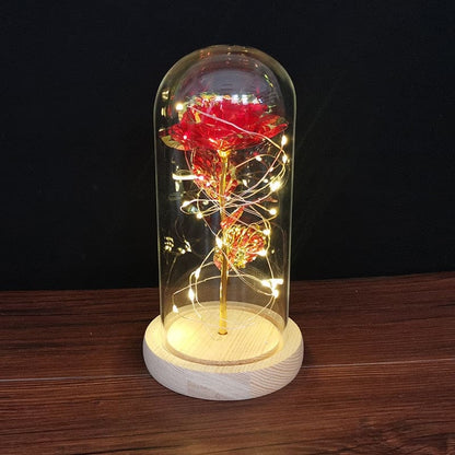 Rose LED Light In Glass - Egirldoll