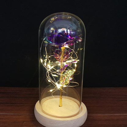 Rose LED Light In Glass - Egirldoll