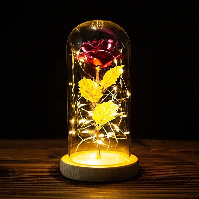 Rose LED Light In Glass - Egirldoll