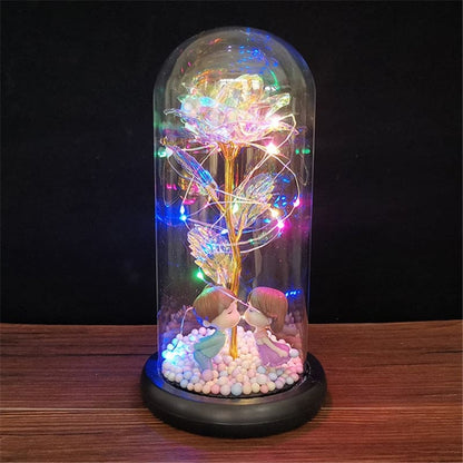 Rose LED Light In Glass - Egirldoll