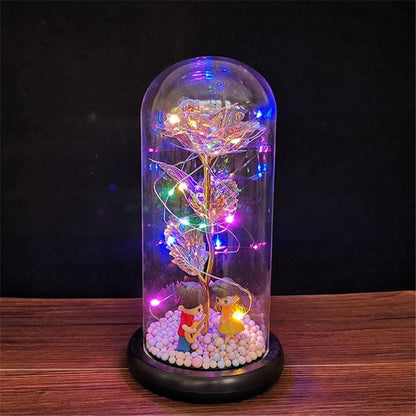 Rose LED Light In Glass - Egirldoll