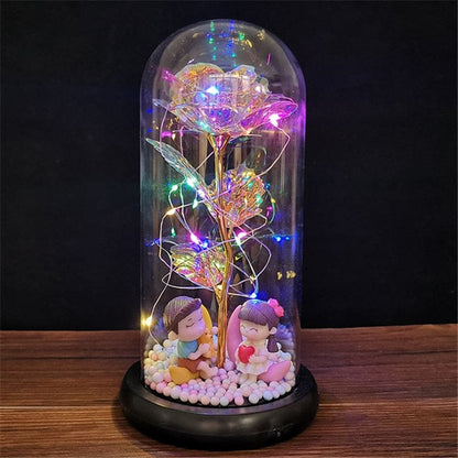 Rose LED Light In Glass - Egirldoll