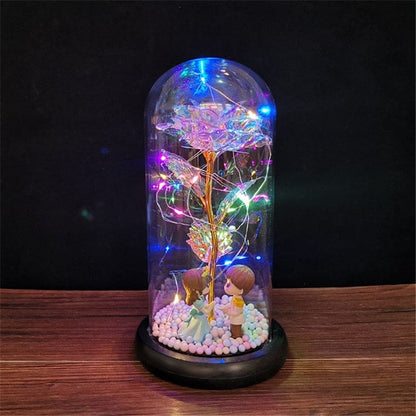 Rose LED Light In Glass - Egirldoll