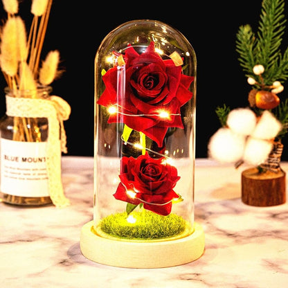 Rose LED Light In Glass - Egirldoll