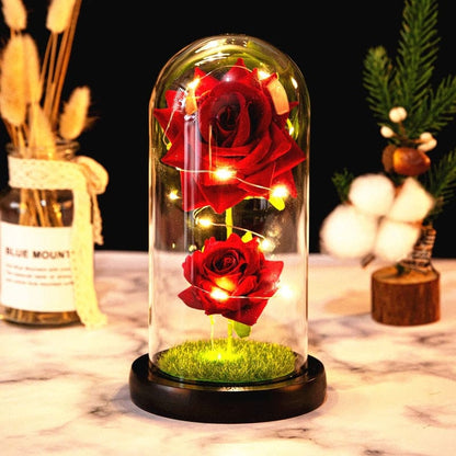 Rose LED Light In Glass - Egirldoll