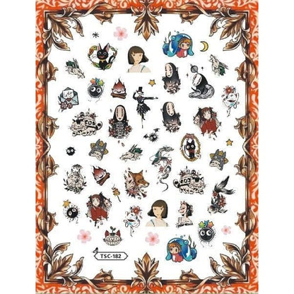 RUGGY Cartoon 3D Art DIY Nails Stickers BE023 - Egirldoll