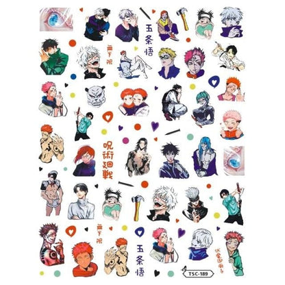 RUGGY Cartoon 3D Art DIY Nails Stickers BE023 - Egirldoll