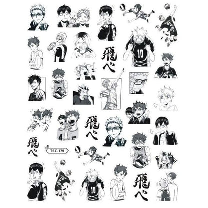 RUGGY Cartoon 3D Art DIY Nails Stickers BE023 - Egirldoll