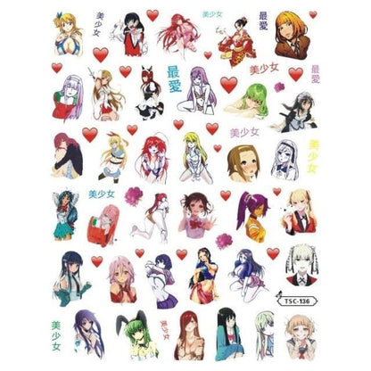 RUGGY Cartoon 3D Art DIY Nails Stickers BE023 - Egirldoll