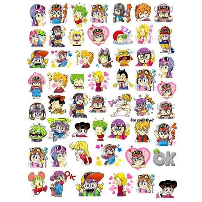 RUGGY Cartoon 3D Art DIY Nails Stickers BE023 - Egirldoll