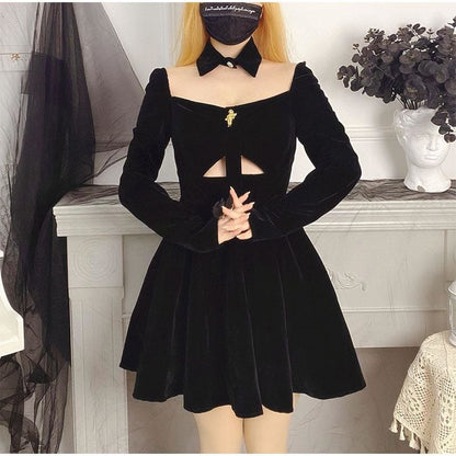 Sexy Hollow Off The Shoulder Dress EE0713 - Egirldoll