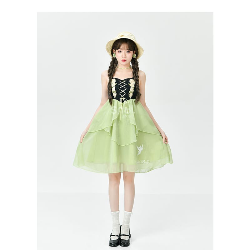 Spring Lovely Flower Girl Green Dress ON622 - dress