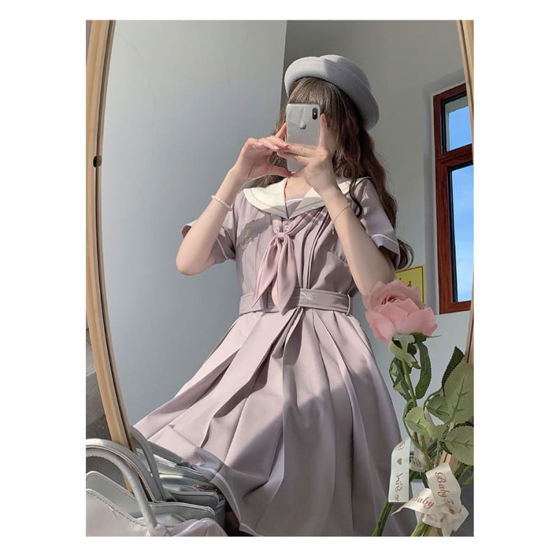 Summer Pastel JK Sailor Pastel Dress ON585 - dress