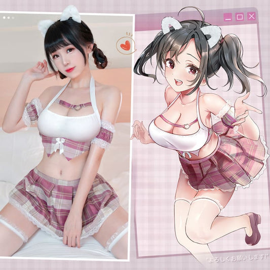 Sweet Ai Idol Cute Perfect Pink Set ON783