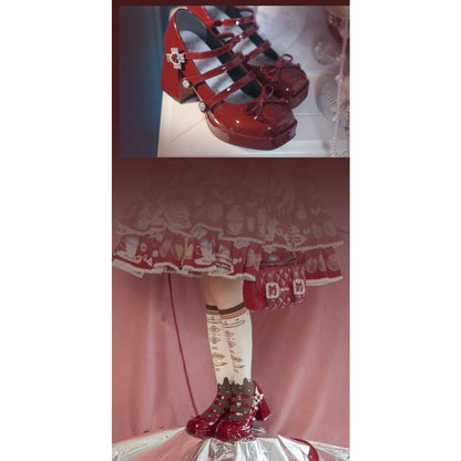 Sweet Angel Cute Kawaii Heels Lolita Shoes ON615 - shoes