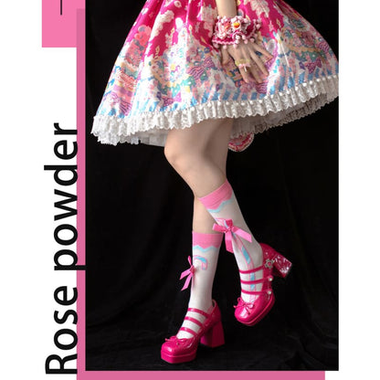 Sweet Angel Cute Kawaii Heels Lolita Shoes ON615 - shoes