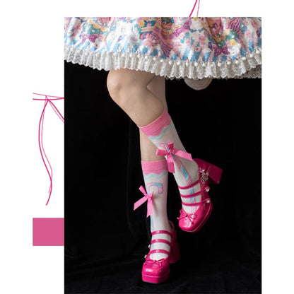 Sweet Angel Cute Kawaii Heels Lolita Shoes ON615 - shoes