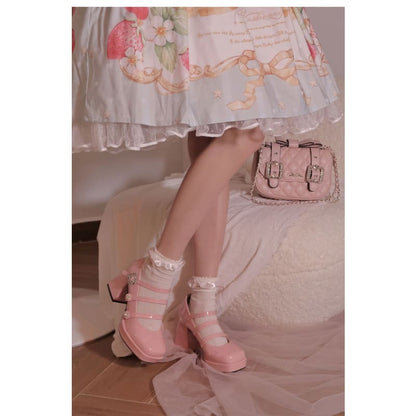 Sweet Angel Cute Kawaii Heels Lolita Shoes ON615 - shoes