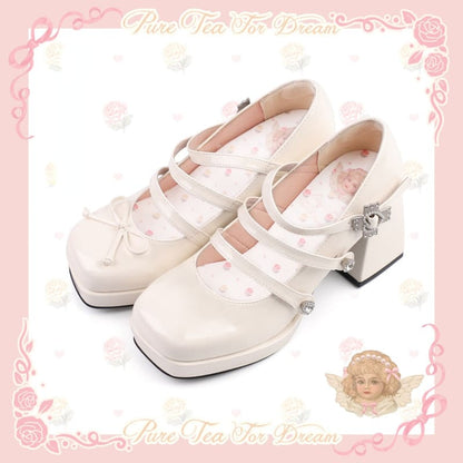 Sweet Angel Cute Kawaii Heels Lolita Shoes ON615 - shoes