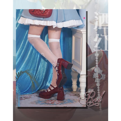 Sweet Angel Cute Kawaii Heels Lolita Shoes ON615 - shoes