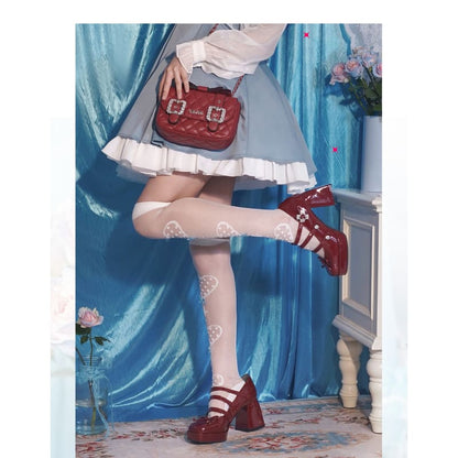 Sweet Angel Cute Kawaii Heels Lolita Shoes ON615 - shoes