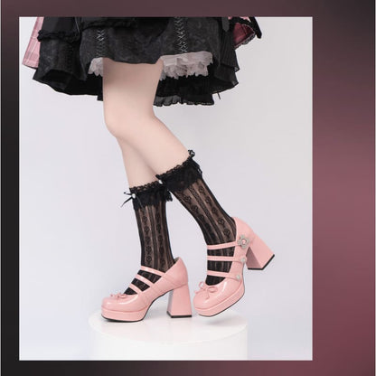 Sweet Angel Cute Kawaii Heels Lolita Shoes ON615 - shoes