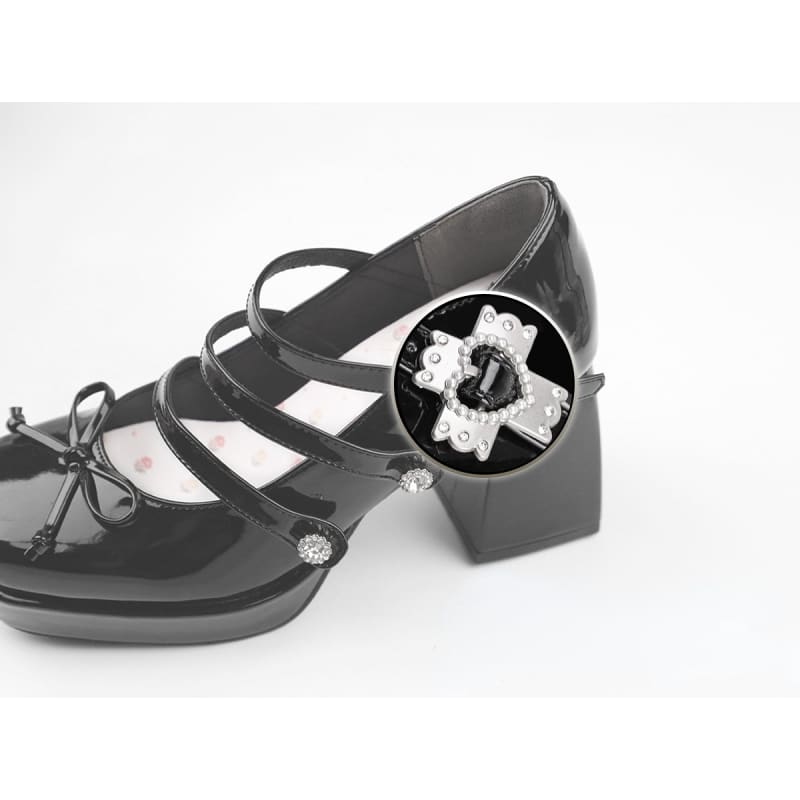 Sweet Angel Cute Kawaii Heels Lolita Shoes ON621 - shoes