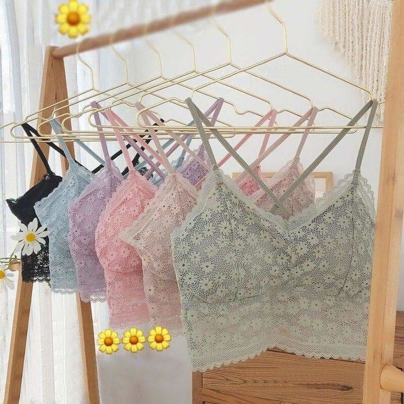 Sweet Lace Solid Color Hollow Out Sling Underwear EG15376 - Egirldoll