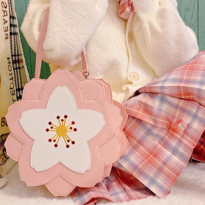 Sweet Lolita Cherry Blossom Season Sakura Crossbody Bags SP15891 - Egirldoll