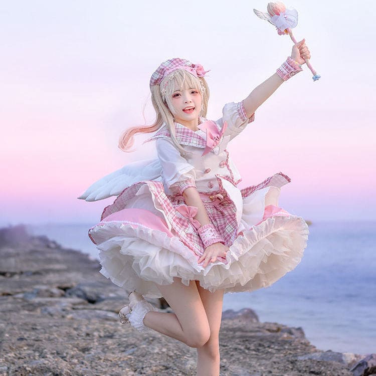 Sweet Pastel Pink Idoll Girl Kawaii Uniform ON608 - Uniform