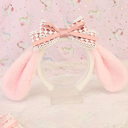 Sweet Pink Ears Headband ON285 - Egirldoll