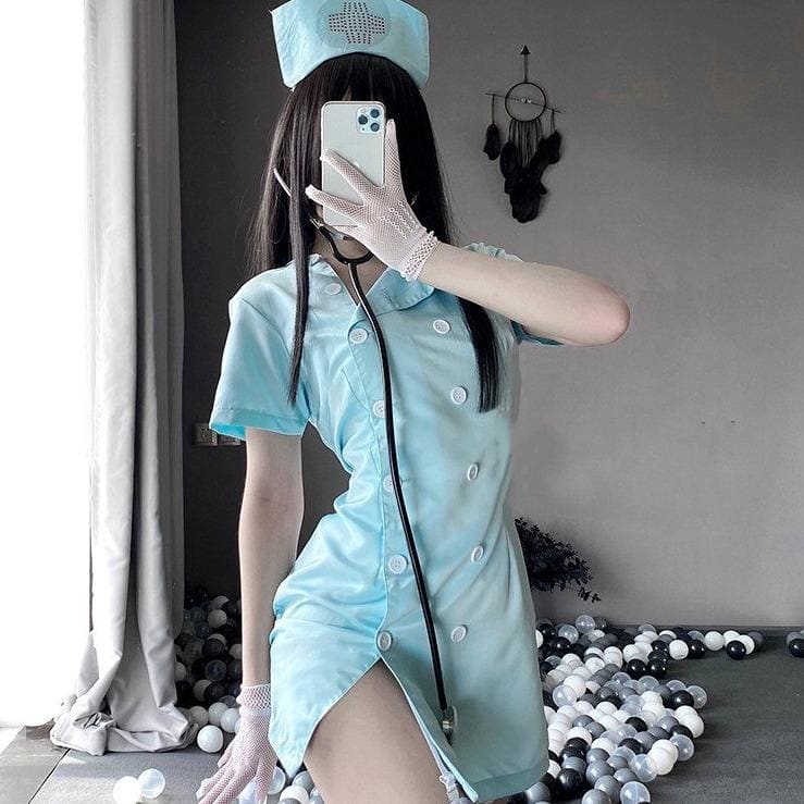 Uniform Seductive Nurse Doctor Uniform Cosplay Dress EE0814 - Egirldoll