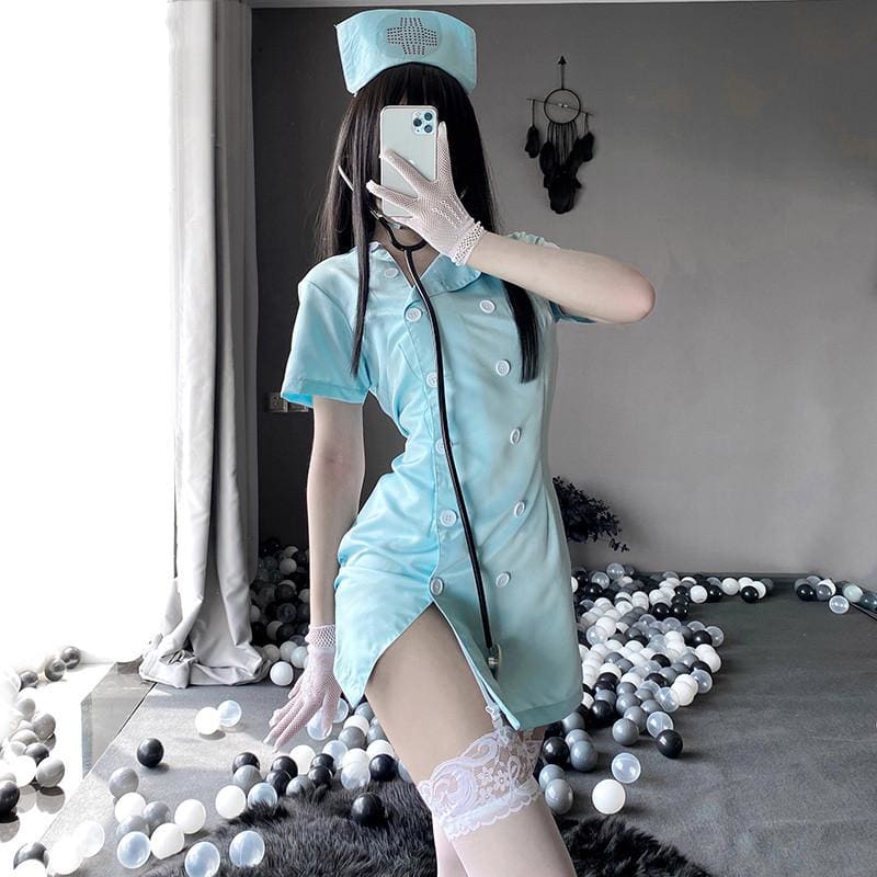 Uniform Seductive Nurse Doctor Uniform Cosplay Dress EE0814 - Egirldoll