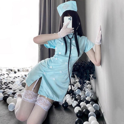 Uniform Seductive Nurse Doctor Uniform Cosplay Dress EE0814 - Egirldoll