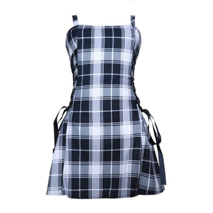 Y2K Kawaii Plaid Pleated Lolita Punk Harajuku Dress Sets EG16544 - Egirldoll