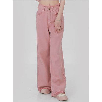 Y2K Style Baggy Long Pink Pants ON621 - pants