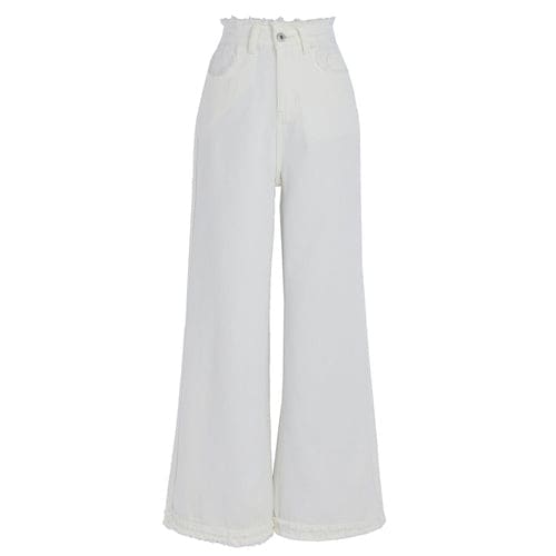 Y2K Style Baggy Long Pink Pants ON621 - S / white - pants